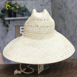 Lack Of Color Womens The Vista Straw Hat VISTAWHITE Natural / White L