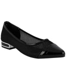 Jones New York Womens Qilulla Pointed Flats JNY-QILULLA Black 8.5M