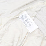 Lisa Rinna Collection V-Neck Top with Chiffon Back Detail Ivory Off White S