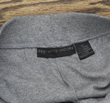 Preswick & Moore Knit Capri Lounge Pants Pull On Casual Heather Gray 1X