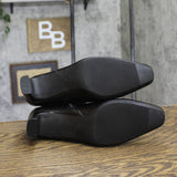 A New Day Womens Tigris Boots Block Heel 94568616 Black 8.5M