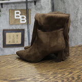 A New Day Womens Raye Tall Dress Boots 88375201 Dark Brown 7.5M