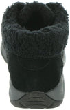 Easy Spirit Women's Exclaim Fuzzy Ankle Boot SEEXCLAIM Black Suede 9M