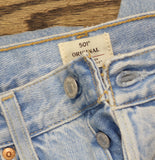 Levi's Womens Original 501 Button Fly Jeans 94417272 County Fair Blue 30