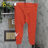 Nike Womens Tight Fit High Rise Full Length Leggings Burnt Orange 2X