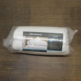 Feather Down Fiber 2" Gusset Support Set of 2 Pillows White Jumbo (18" x 26")