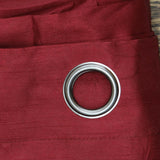 Max Blackout Mystique 100% Blackout Grommet Top Single Curtain Panel Red 50x84