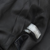 Karl Lagerfeld Paris Imitation Pearl Collar 2-Button Blazer Jacket Black 4