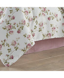 Royal Court Country Chic Floral 2 Piece Quilt Set Rosemary White Multi Twin