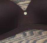 Maidenform Everyday Luxe Wireless T-Shirt Bra with Convertible Straps Brown 38B