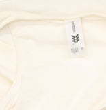 All In Motion Light Support Rib Squareneck Cropped Sports Bra Cream Off White XL