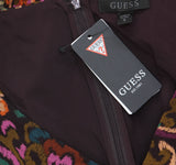 Guess Womens Long Sleeve Bianca Dress D4BK27W4XA0 Stevie Paisley Print Black 8