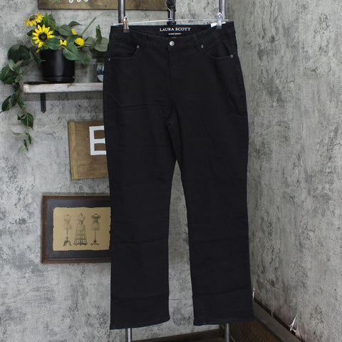 Laura Scott Womens Classic Bootcut Mid Rise Jeans S23554