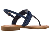 Tommy Hilfiger Womens Cruman Emblem Sandals TWCRUMAN Dark Blue 6.5M