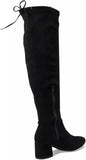 Sugar Ollie Women's Over-the-Knee Dress Boots SGR-OLLIE Black Micro 7.5M