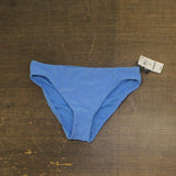 Bar III Womens Textured Shirred-Side Bikini Swim Bottom MBHW24550 Cobalt Blue M