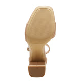 A New Day Womens Shelly Heels Block 89469642 Tan Brown 9.5M