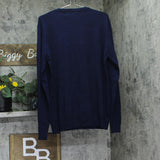 XRAY Mens V-Neck Sweater Basic Slim Fit Pullover XMW-39137 Navy Blue 2XL