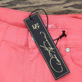 DG2 Womens Virtual Stretch Skinny Jeans 701883-Tall Coral Pink 12 Tall