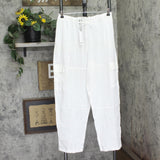 Sanctuary Womens Woven Cover Up Cotton Pants Sanctuary White M