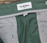 Goodfellow & Co Every Wear 9" Slim Fit Flat Front Chino Shorts Teal Green 42