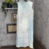 Universal Thread Women's Sleeveless Tie-Dye Effect Dress 78264422 Blue L