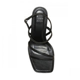 A New Day Womens Dottie Strappy Heels 87931635 Black 8M