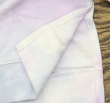 Style & Co French Terry Crewneck Pullover Sweatshirt Cool Dye Purple / Multi PXL