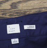 A New Day Womens High-Rise Tapered Ankle Chino Pants 93014779 Navy Blue 4