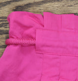 DKNY Womens Drawstring Tie-Front Wide-Leg Paperbag Pants P5DKFB17 Vivid Pink 4