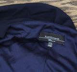 R&M Richards Womens Plus Size Embellished Sleeveless Gown Navy Blue 18W