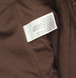 All In Motion Womens Long High Pile Fleece Full Zip Drawstring Jacket Brown 2XL