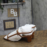 Lauren Ralph Lauren Lainee Mid-Heel Strappy Sandals 802P00097002 Tan Brown 8.5B