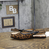 A New Day London Slingback Bow Flats Pointed Toe 94303553 Cheetah Brown Multi 6M