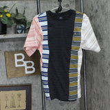 Dickies Womens Remanufactured Baggy Utility Pocket T-Shirt Tee Black Multi L