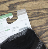 Isotoner Signature Womens Rib-Knit Fleece-Lined Gloves 515M2 Black Multi L/XL