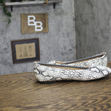 Journee Collection Kavn Comfort Sole Ballet Flats KAVN Snake Brown 10M