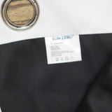 Sun Zero Blackout Grommet Curtain Panel Gray 52x64