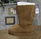 Universal Thread Womens Sarah Suede Shearling Winter Boots 91467407 Tan Brown 6M