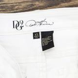 DG2 Womens Sorbet Denim Pull-On Skinny Jean 693814 White XS