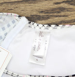 Salt + Cove Juniors Plaid Underwire Bikini Swim Top 807027 Black White Multi L