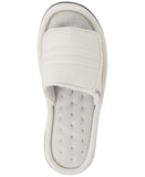 Isotoner Womens Active Recycled Adjustable Slide Slippers Light Grey L (8.5-9)