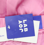 Joylab Womens Low-Rise Satin Tear Away Track Pants 94628896 Pink / Neon Pink XS