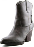 Madden Girl Ramz Women Western Booties 2495380 Gray 6.5M