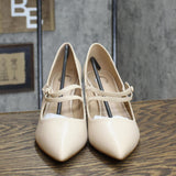 Journee Collection Womens Sidney Pump Heels Shoes Ivory Off White 8.5M