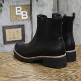 Universal Thread Womens Faux Leather Pull On Chelsea Boots Black 9.5M