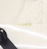 Charter Club Womens Cashmere Hat Gloves Scarf 3-Piece Set Vanilla Ice Off White
