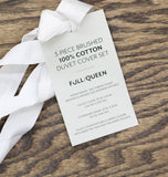 Home Collection Solid Cotton Duvet Cover Mauve Brown Pink Full / Queen