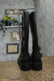 Wild Fable Womens Rebel Tall Moto Buckle Boots 90366583 Black 7.5M