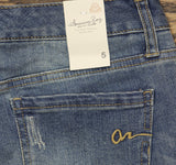 American Rag Womens Jean Cuffed Denim Bermuda Shorts 2617134 Sami Blue 5